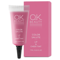 OK Beauty Тинт для губ и щек Color Salute, hillier
