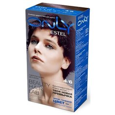 ESTEL Only краска для волос, 4/6 шатен фиолетовый