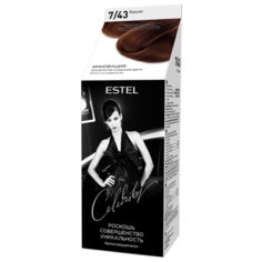 ESTEL Celebrity краска-уход для волос, 7/43 коньяк