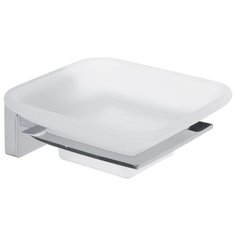 Мыльница SonWelle 555-021 серебристый/белый