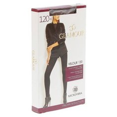 Колготки Glamour Velour 120 den, размер 2-S, chocolate (коричневый)