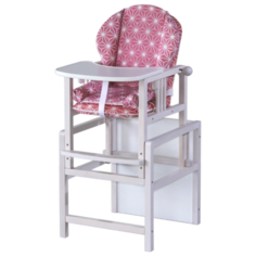 Стульчик-парта Гном Gimli трансформер розовый