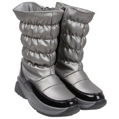 Дутики Jog Dog размер 36, серебряный сигма