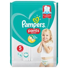 Pampers трусики Pants 5 (12-17 кг) 15 шт.