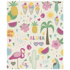Обои винил на флизелиновой основе детские Rasch Kids & Teens III Aloha Kids Teens 0.53х10.5м разноцветный