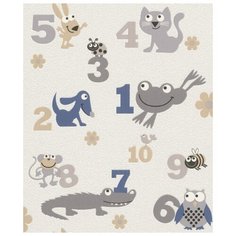 Обои винил на флизелиновой основе детские Rasch Kids & Teens II Kids Teens 0.53х10.5м бежевый/серый/синий