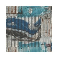 Обои бумажные Rasch Kids &Teens III Kids Teens 0.53х10.5м серый/синий/голубой