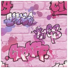 Обои бумажные детские Rasch Kids&Teens III Kids Teens 0.53х10.5м розовый