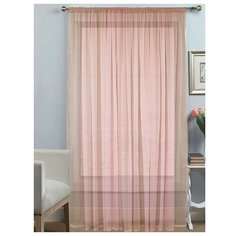 Тюль Amore Mio RR 2038 на ленте 270 см розовый