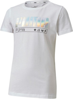 Футболка для девочек Puma Alpha, размер 140