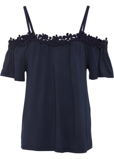 Футболка с кружевом Bonprix