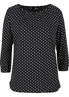 Футболка с вырезом-лодочкой и рукавом 3/4 Bonprix