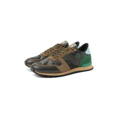 Комбинированные кроссовки Rockrunner Valentino Garavani Valentino