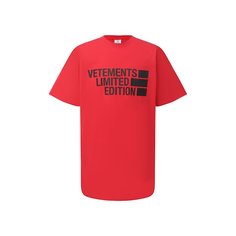 Хлопковая футболка Vetements