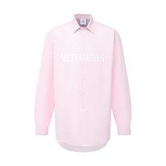 Хлопковая рубашка Vetements