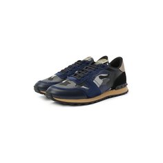 Комбинированные кроссовки Rockrunner Valentino Garavani Valentino