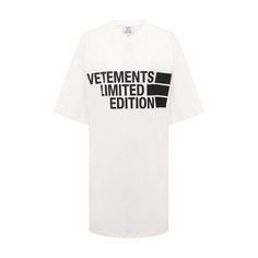 Хлопковая футболка Vetements