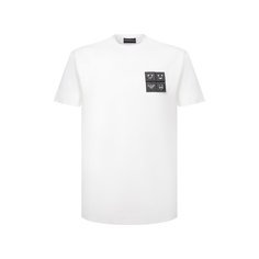 Хлопковая футболка Emporio Armani