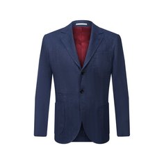 Пиджак изо льна и шерсти Brunello Cucinelli
