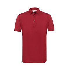 Поло из шелка и хлопка Brunello Cucinelli