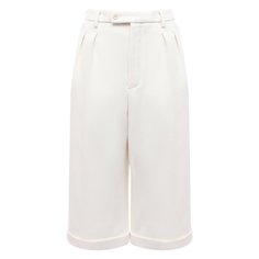 Шорты из шерсти и кашемира Saint Laurent