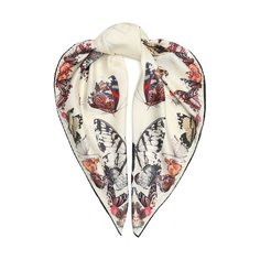 Шелковый платок Alexander McQueen