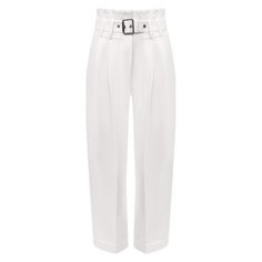 Брюки из хлопка и льна Brunello Cucinelli