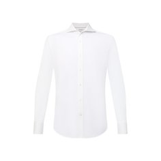 Хлопковая рубашка Brunello Cucinelli