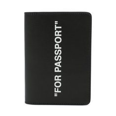 Кожаная обложка для паспорта Off-White