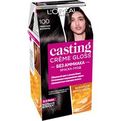 Краска L’Oreal Casting Creme Gloss 100 254 мл Черная ваниль (A6269322) Loreal