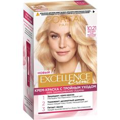 Краска L’Oreal Excellence Creme 10.21 Светло-светло русый перламутровый осветляющий (A0693700) Loreal