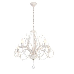 Люстра Escada 524/5 e14х60w white brush gold