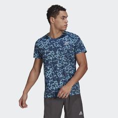 Футболка для бега Fast Primeblue Graphic adidas Performance