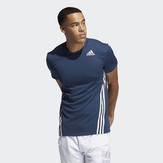 Футболка для фитнеса AEROREADY 3-Stripes adidas Performance