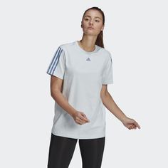 Футболка Boyfriend Cut 3-Stripes adidas Athletics