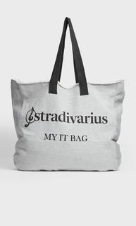 Stradivarius Сумка It Bag Женская Коллекция Пестро-Серый 103