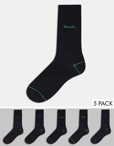 5 пар носков Bench-Черный цвет