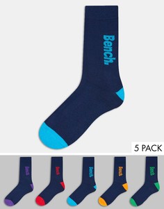 5 пар носков Bench-Многоцветный