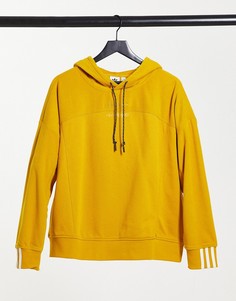 Худи горчичного цвета с логотипом adidas Originals RYV-Желтый