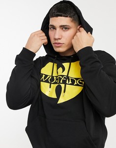 Худи черного цвета с принтом "Wu Tang Clan" ASOS DESIGN-Черный цвет