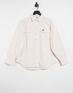 Белая свободная рубашка из вельвета Wrangler-Белый