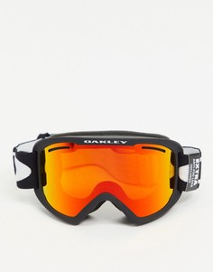 Защитные очки в черной оправе с оранжевыми/желтыми стеклами Oakley O Frame 2.0 Pro XL-Черный цвет