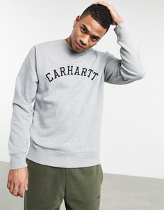 Серый свитшот в университетском стиле Carhartt WIP