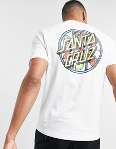 Белая футболка Santa Cruz Jackpot Dot-Белый