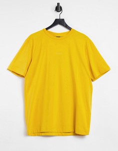 Футболка желтого цвета BOSS T-Fast-Желтый