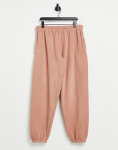 Джоггеры кораллового цвета в стиле casual In The Style-Розовый цвет