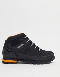 Черные водонепроницаемые походные ботинки Timberland Euro Sprint-Черный цвет