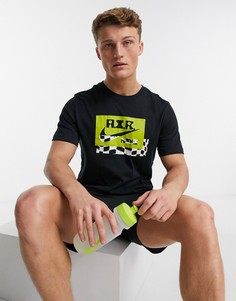 Черная футболка с логотипом Nike Running Artist in Residence-Черный цвет