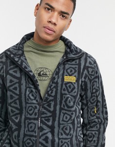 Черная флисовая куртка Quiksilver Sound Waves-Черный цвет