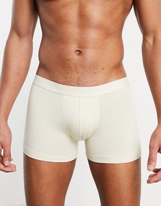 Боксеры-брифы бежевого цвета ASOS DESIGN Two Mile-Бежевый